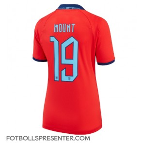 England Mason Mount #19 Borta Matchtröja Dam VM 2022 Kortärmad